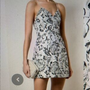 NWT alice+olivia Tayla Dress Sz 4 Silk Brocade Holiday Party semiformal wedding